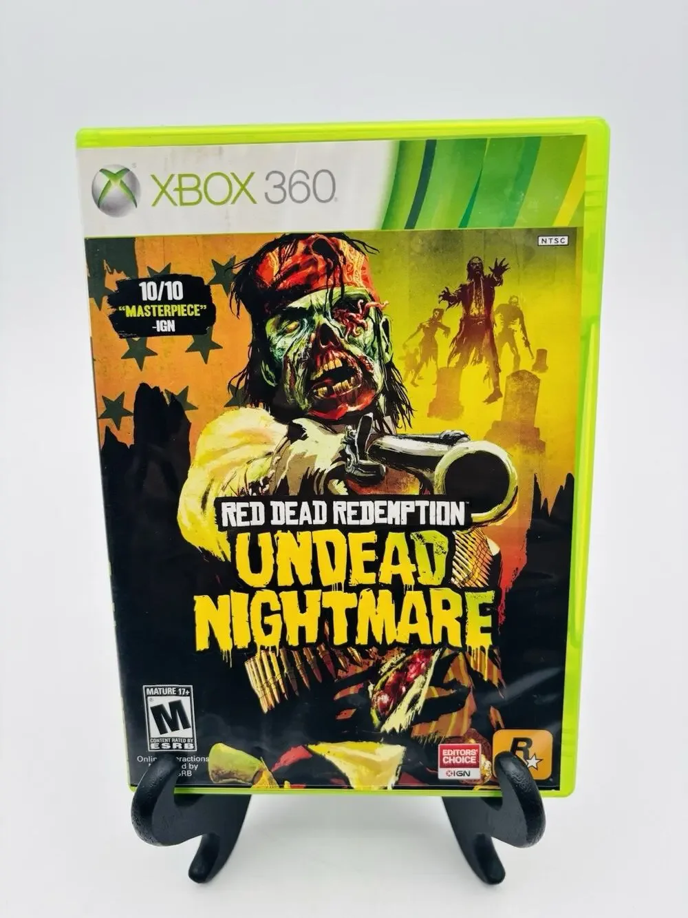 Red Dead Redemption Undead Nightmare Xbox 360 Complete CIB w/Map Tested Works